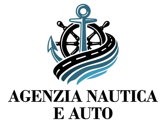 logo agenzia nautica e auto di De Marchi Micaela